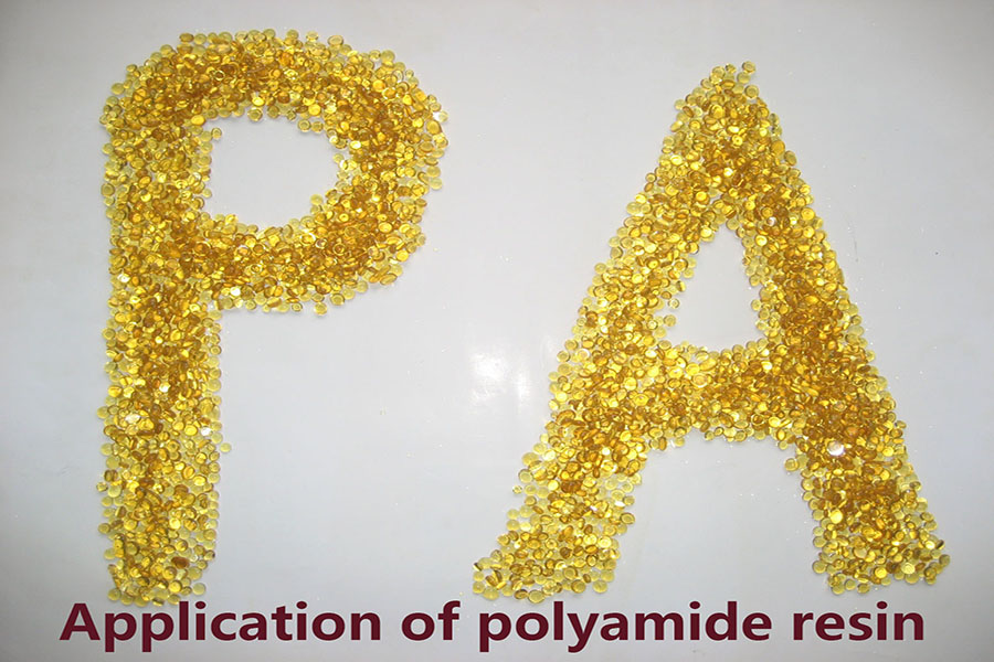 aplicação de resina de poliamida