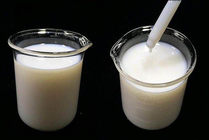 What is water-based acrylic resin emulsion used for?